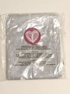 NWT PumpEase Classic Collection Hands-Free Pumping Bra Hugs & Kisses M BNIP CUTE